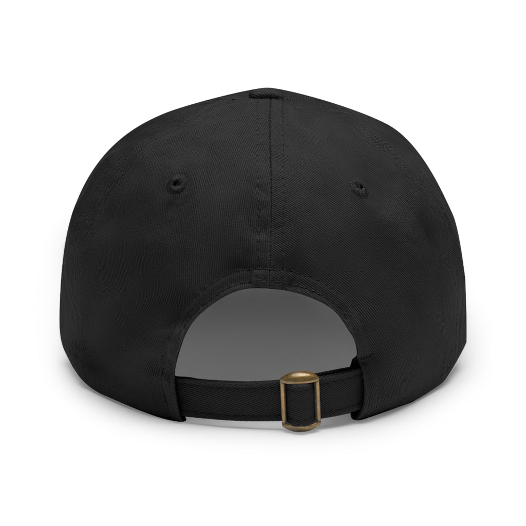 WHEALTHY Dad Hat with Leather Patch (Round)
