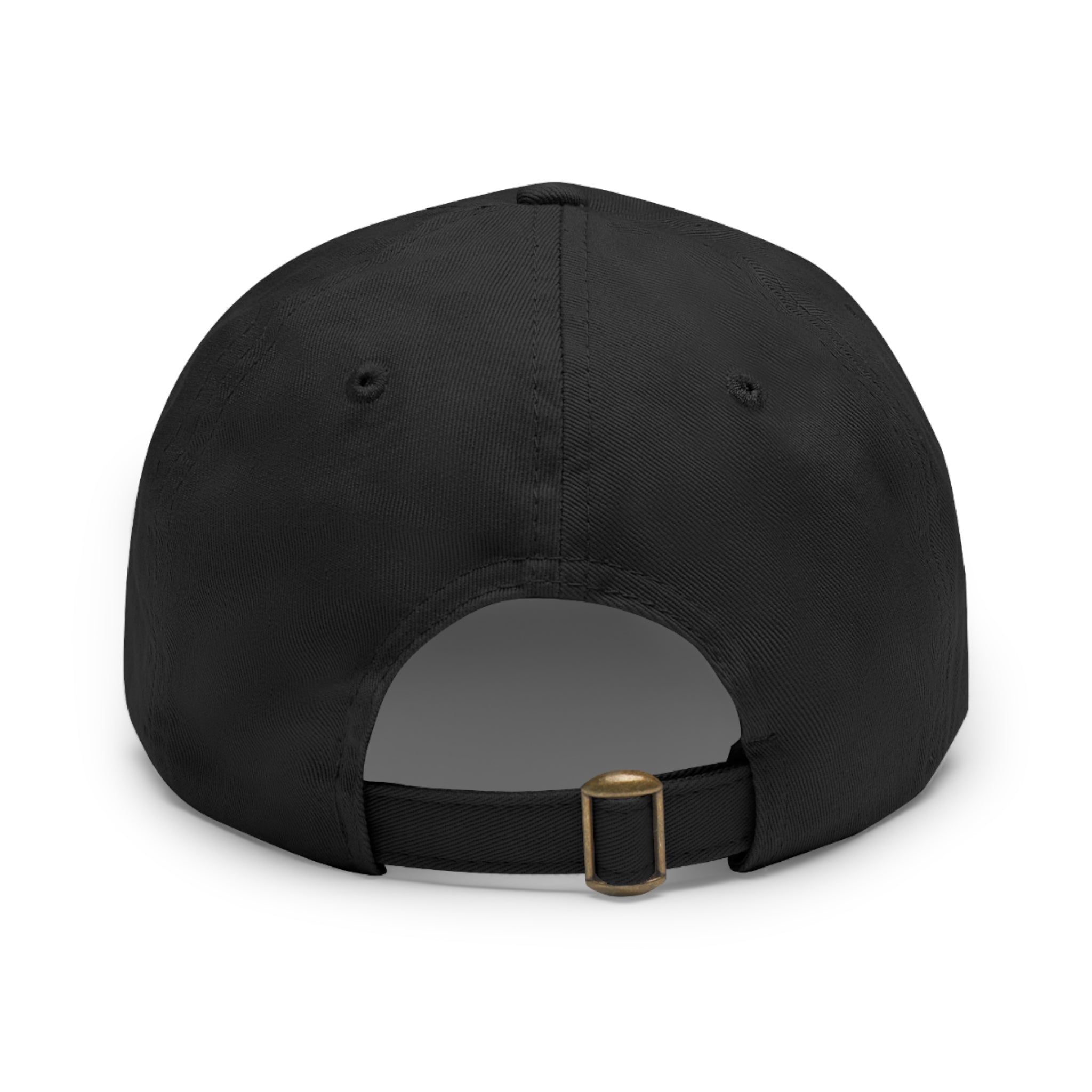 WHEALTHY Dad Hat with Leather Patch (Round)
