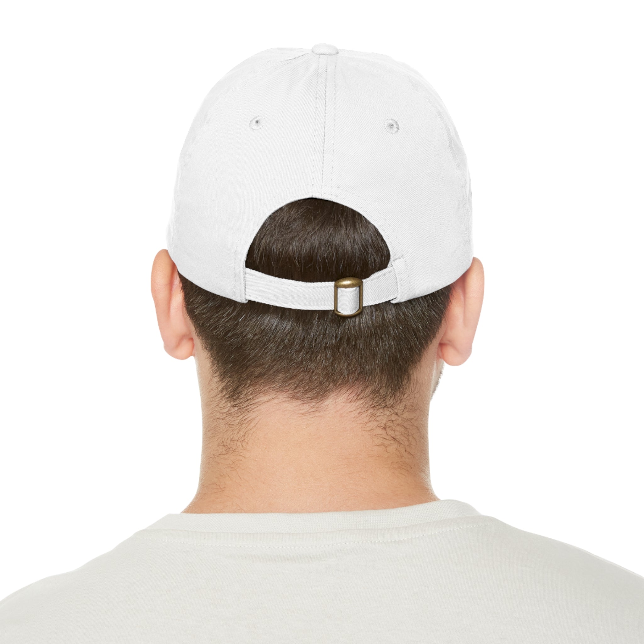 WHEALTHY Dad Hat with Leather Patch (Round)