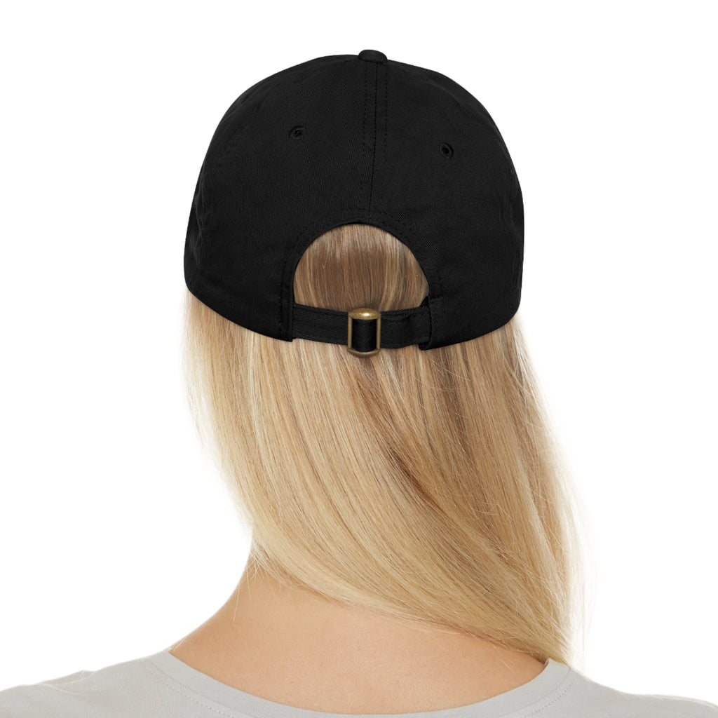 WHEALTHY Dad Hat with Leather Patch (Round)