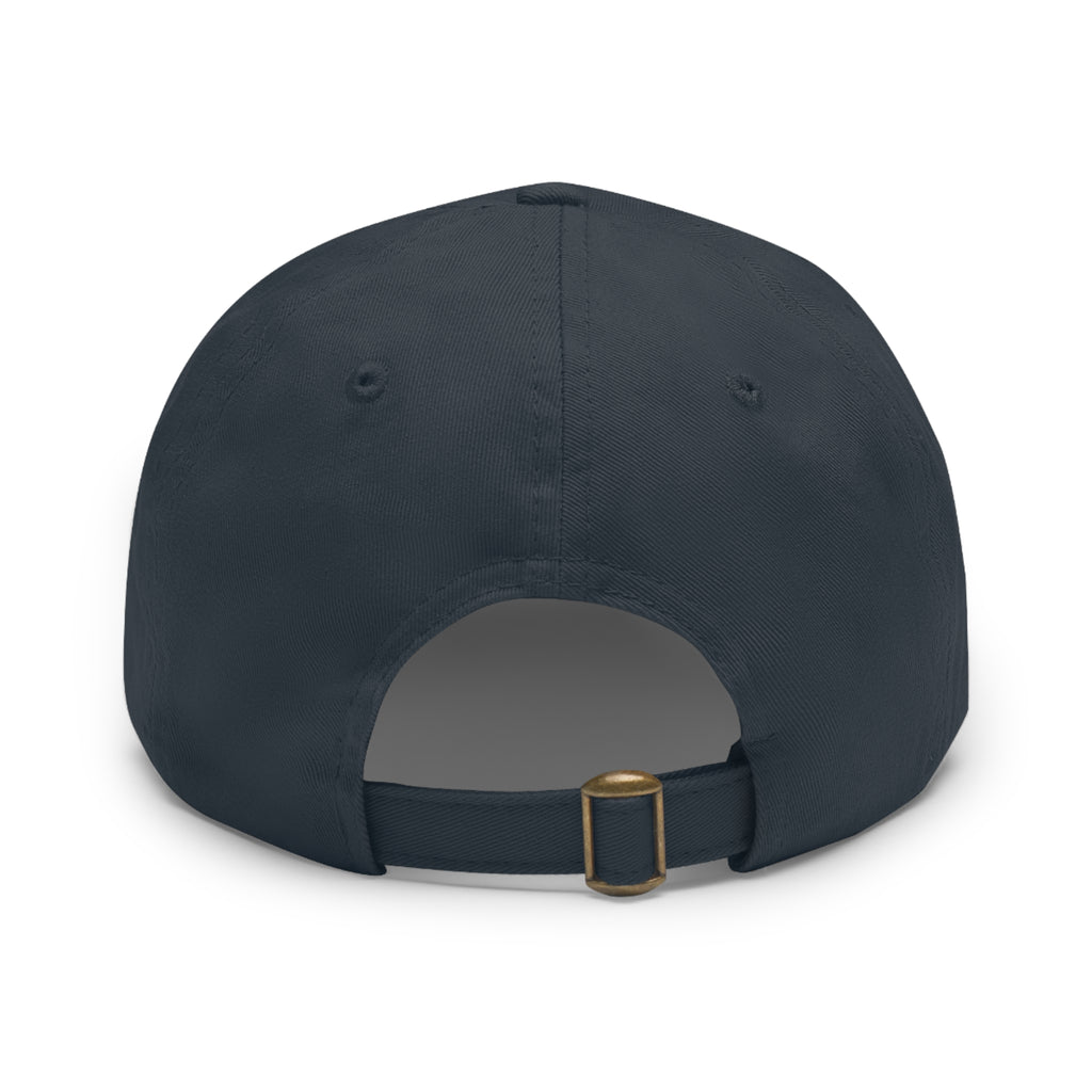 WHEALTHY Dad Hat with Leather Patch (Rectangle)