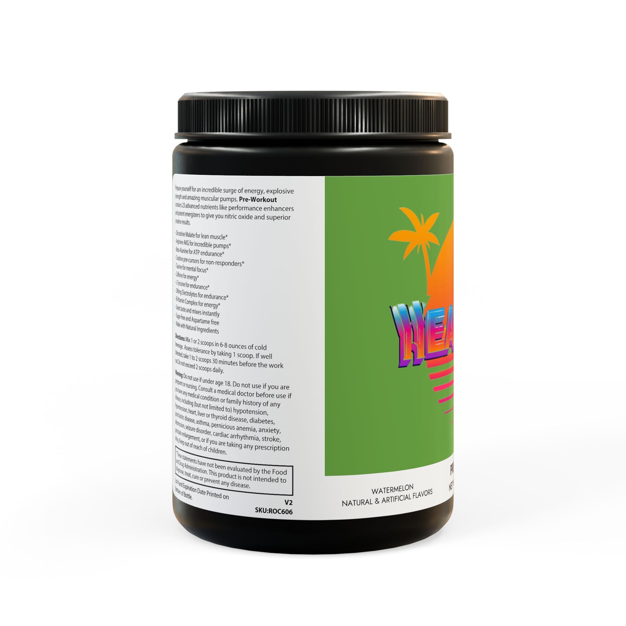 Pre-Workout Supplement, Watermelon (300g, 10.58oz)
