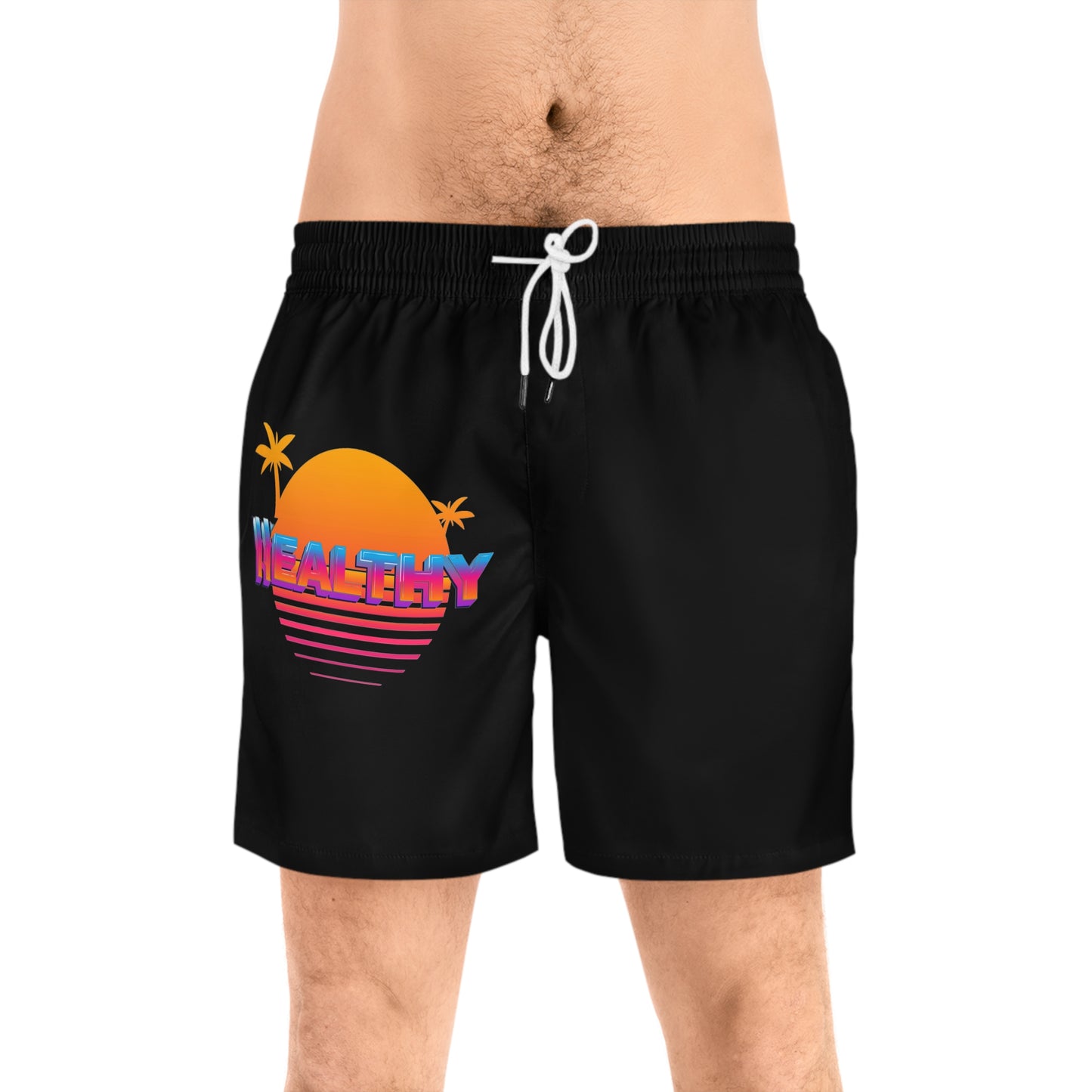 Men's Mid-Length Swim Shorts (AOP)