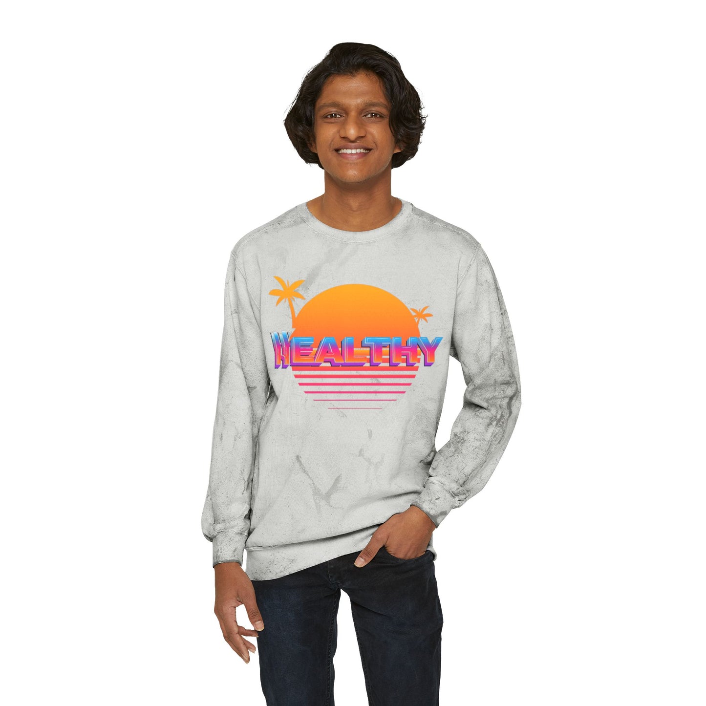 Unisex Color Blast Crewneck Sweatshirt