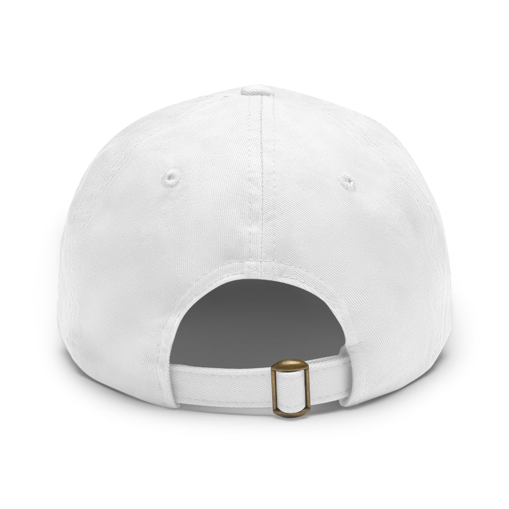 WHEALTHY Dad Hat with Leather Patch (Round)