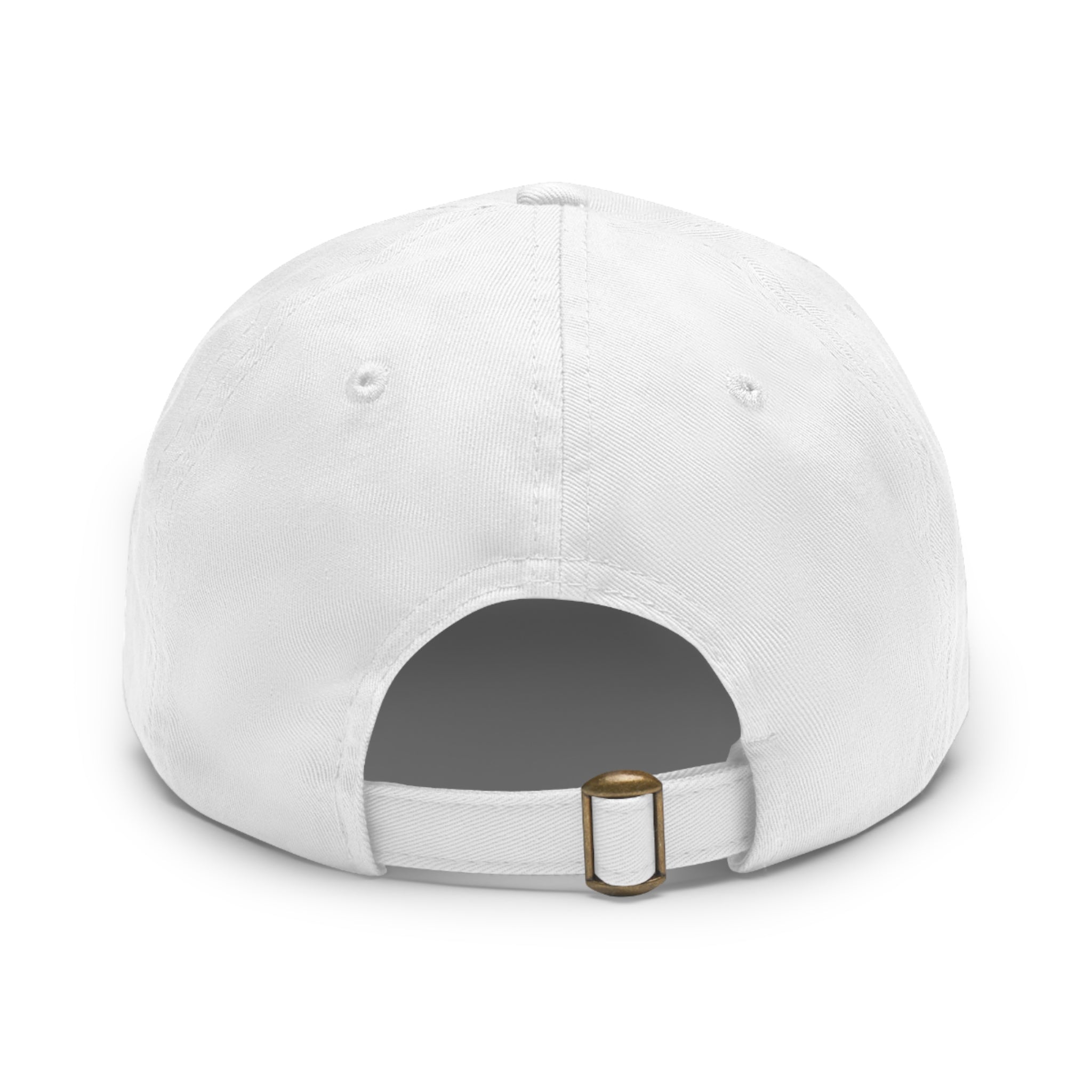 WHEALTHY Dad Hat with Leather Patch (Round)