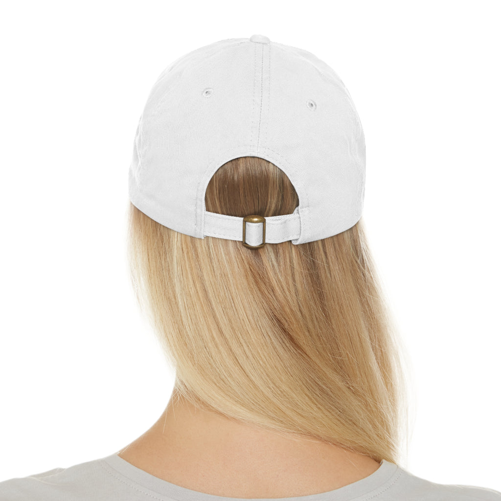 WHEALTHY Dad Hat with Leather Patch (Rectangle)