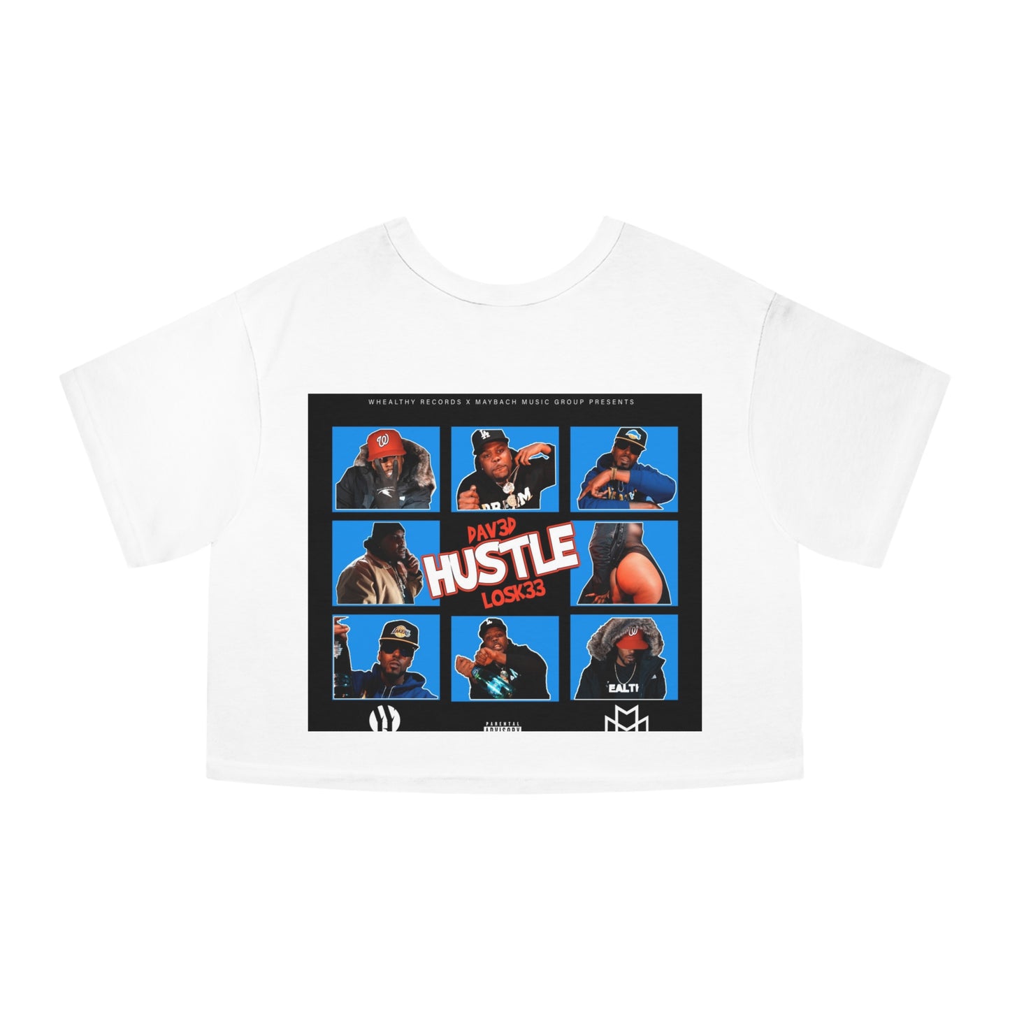 WHEALTHY "Hustle Single" Champion Women's Heritage Cropped T-Shirt