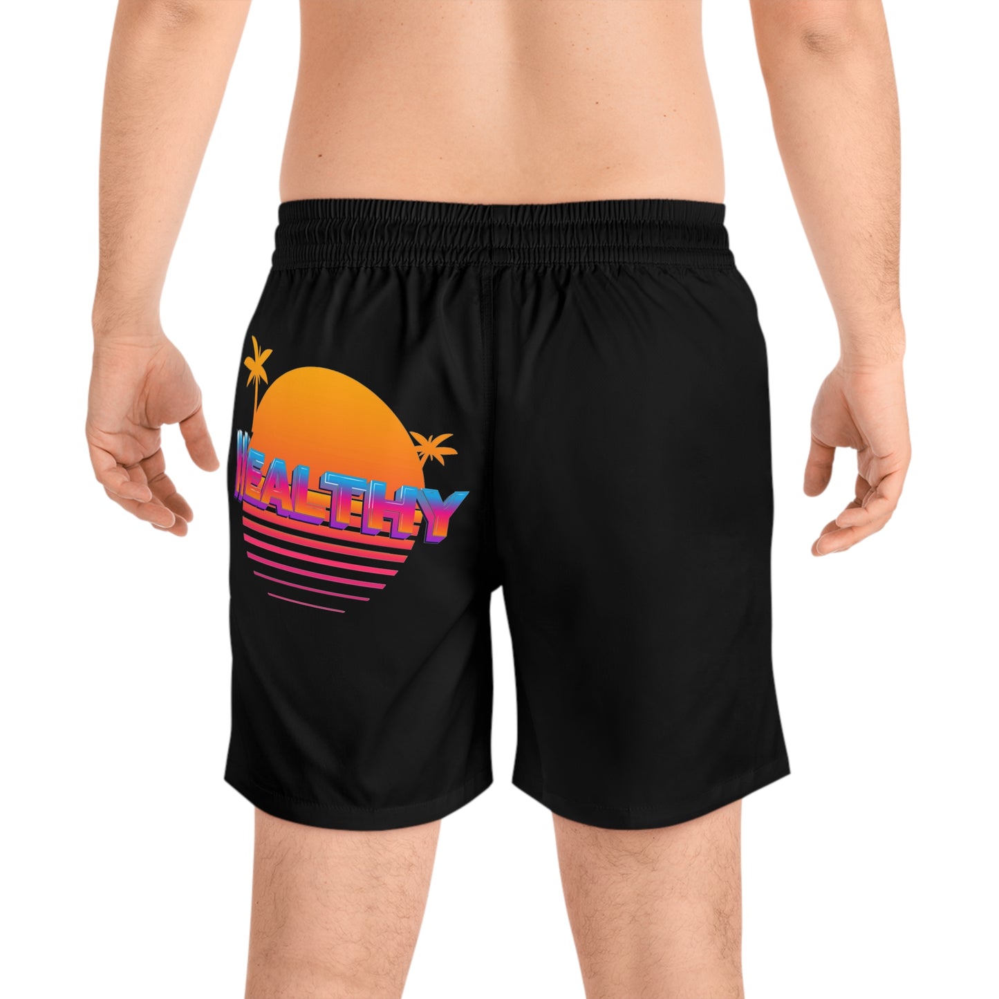 Men's Mid-Length Swim Shorts (AOP)