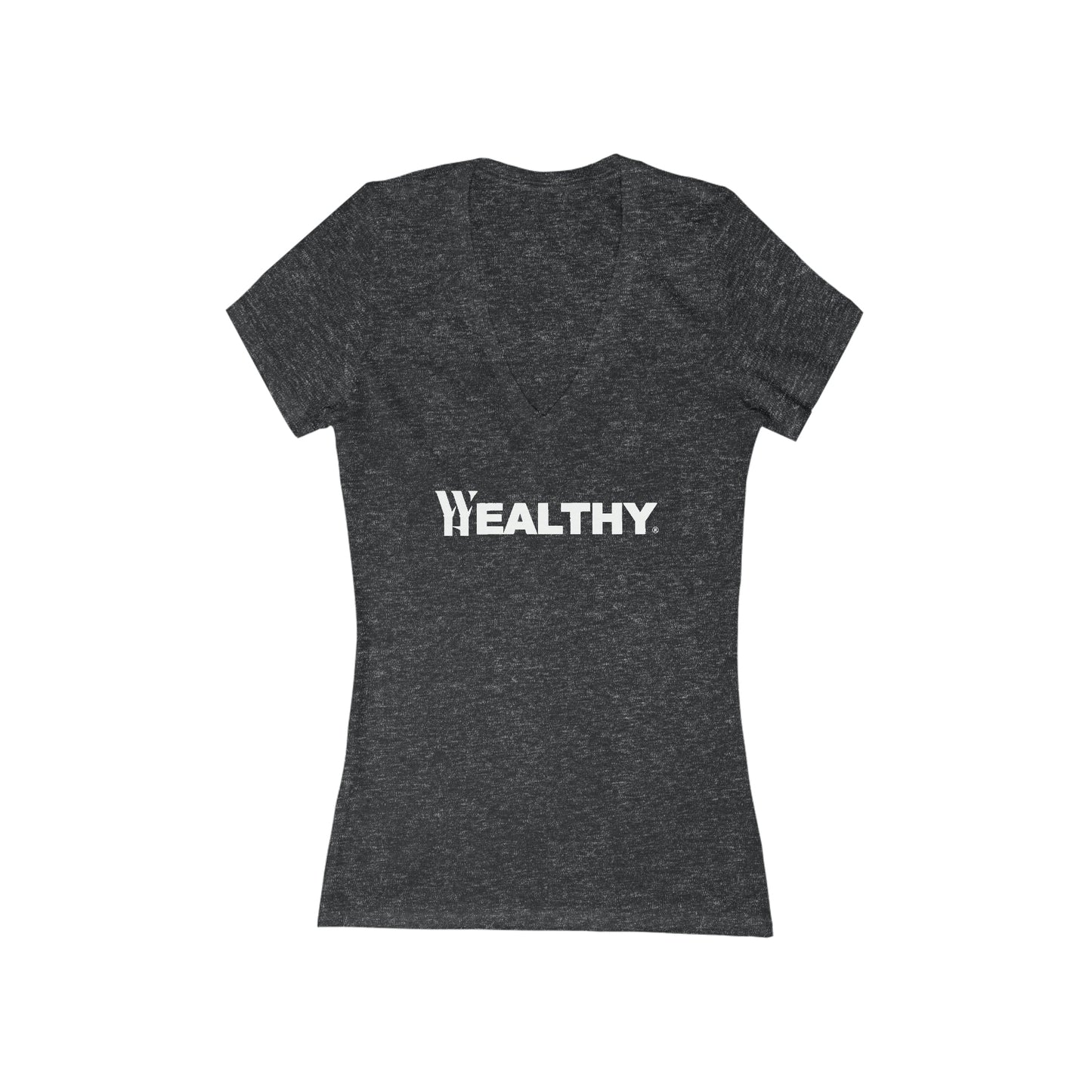 Women's Jersey Short Sleeve Deep V-Neck Tee