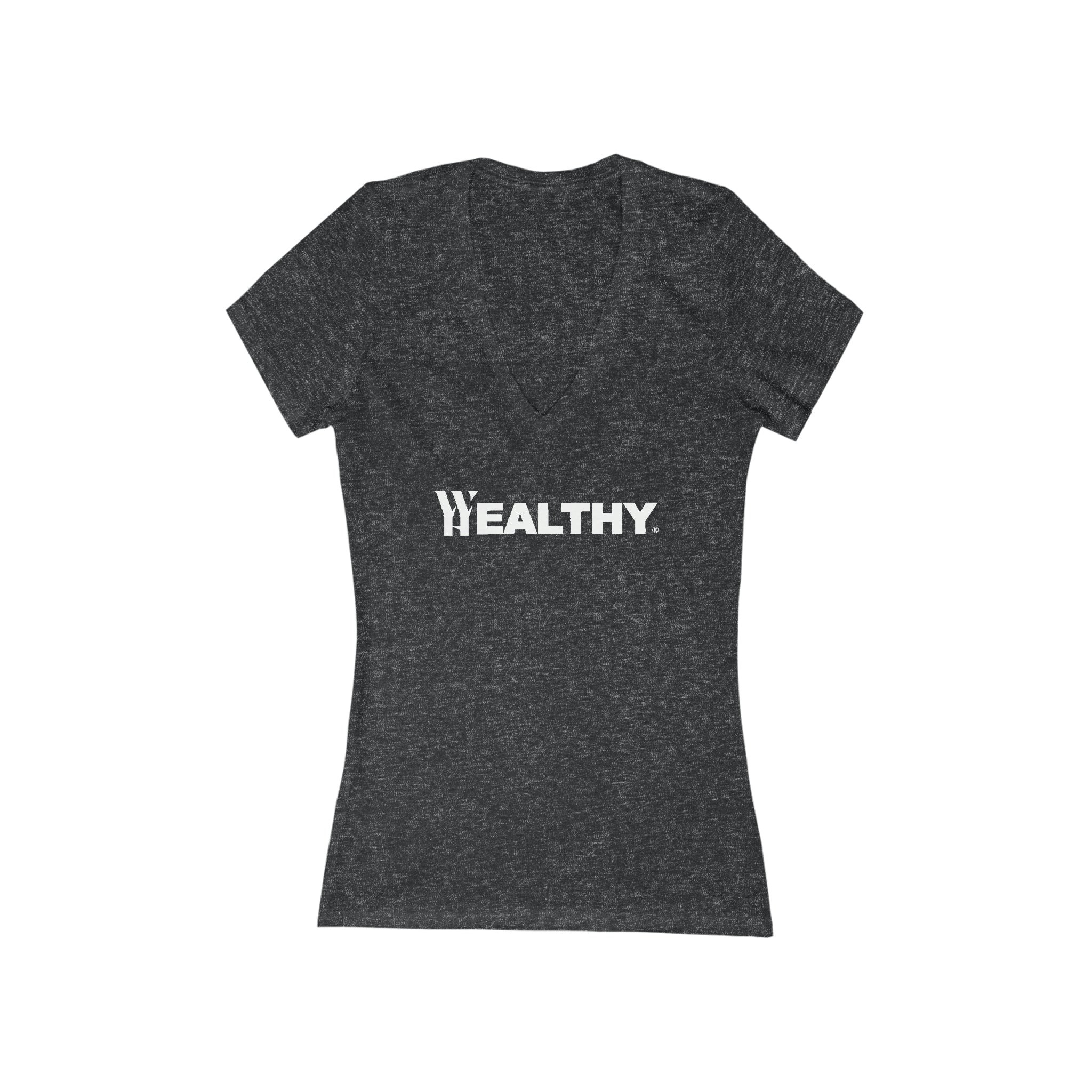 Women's Jersey Short Sleeve Deep V-Neck Tee